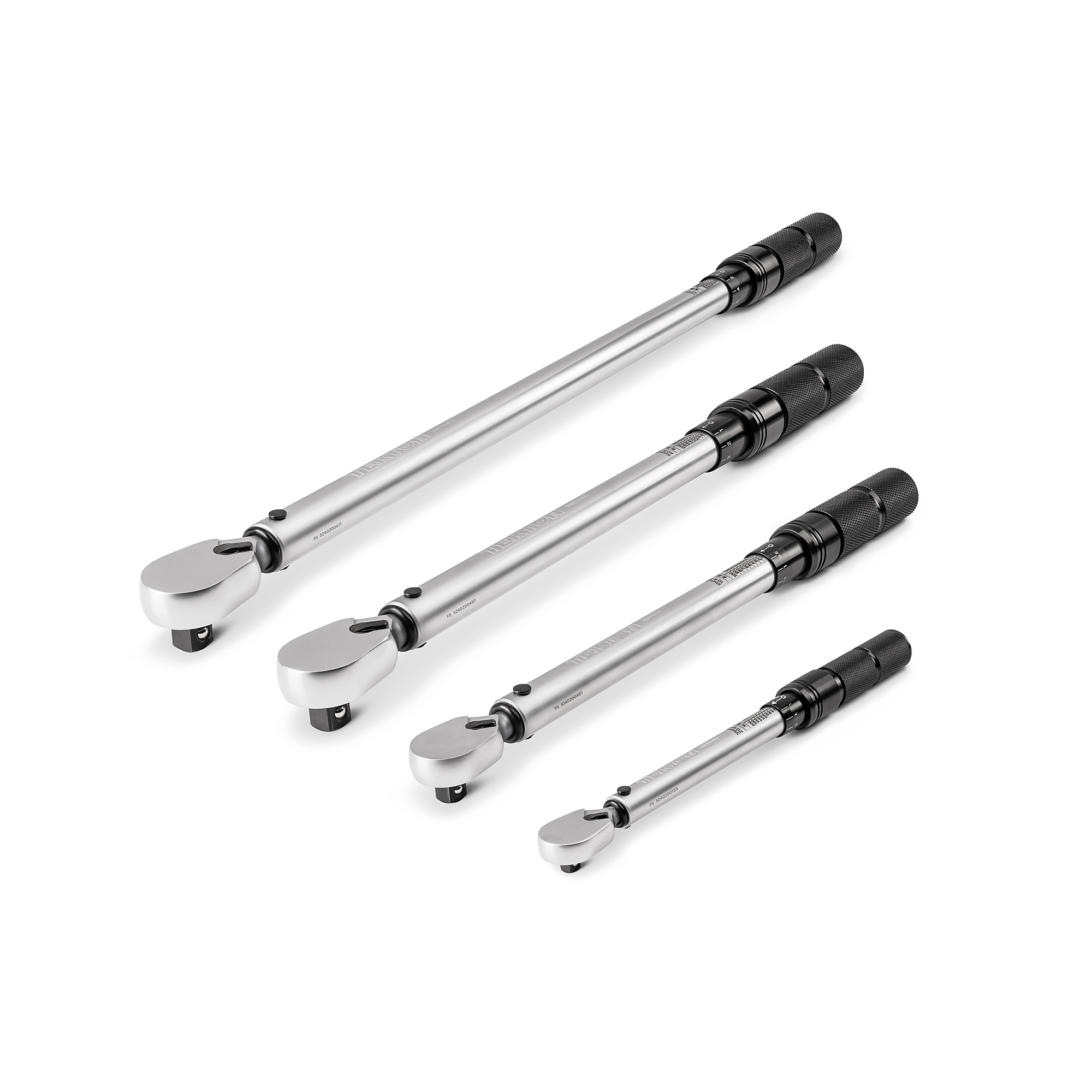 TEKTON 1/4, 3/8, 1/2 Inch Drive 90-Tooth Dual-Direction Micrometer Torque Wrench Set (4-Piece) | TRQ95903